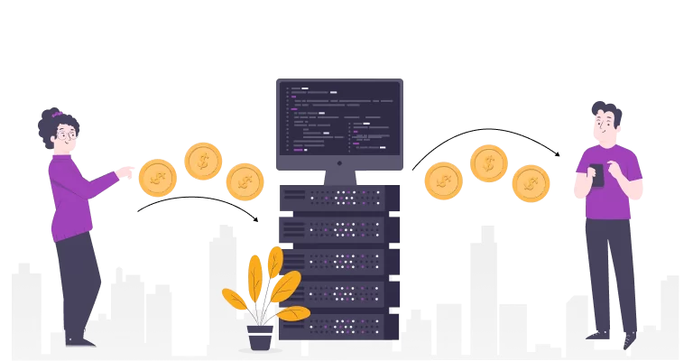 Работа традиционной базы данных 